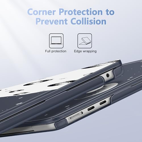 May Chen for MacBook Air 15 inch Case M5 M4 M3 M2 2026 2024-2023, Model A3448 A3241 A3114 A2941, Closes Seamlessly Hard Shell Laptop Cover with Keyboard Cover, Astronaut Flight - color: Astronaut Flight