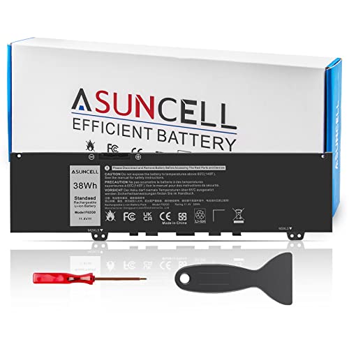 ASUNCELL 38Wh F62G0 Battery for Dell Inspiron 13 7000 7373 7386 2 in 1 Series Vostro 13 5000 5370 13-5370 P83G P87G P91G Series F62GO 39DY5 RPJC3 - color: F62G0