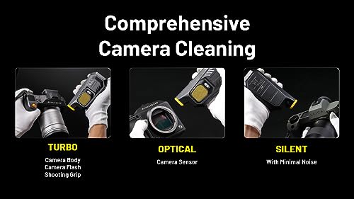 Nitecore BB21 Portable Air Blower for Cameras, Computers and Electronics, Fast Charging USB Rechargeable, 30,000 RPM Electric Compressed Air Duster with Organizer