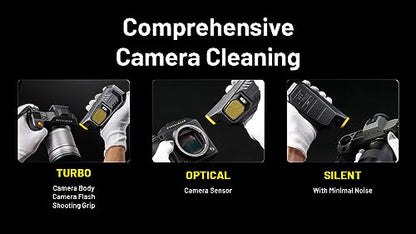 Nitecore BB21 Portable Air Blower for Cameras, Computers and Electronics, Fast Charging USB Rechargeable, 30,000 RPM Electric Compressed Air Duster with Organizer