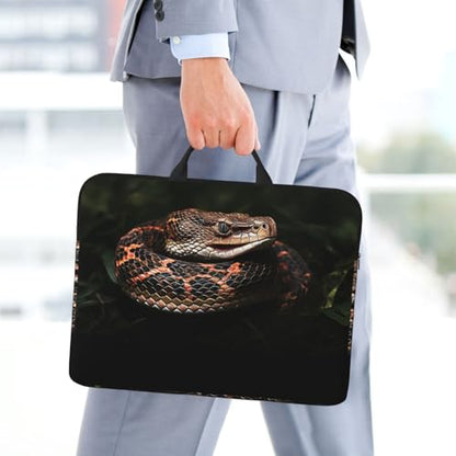 14 inch Laptop Sleeve with Handle Shockproof Laptop Bag Waterproof Computer Cover Bag Snake Briefcase