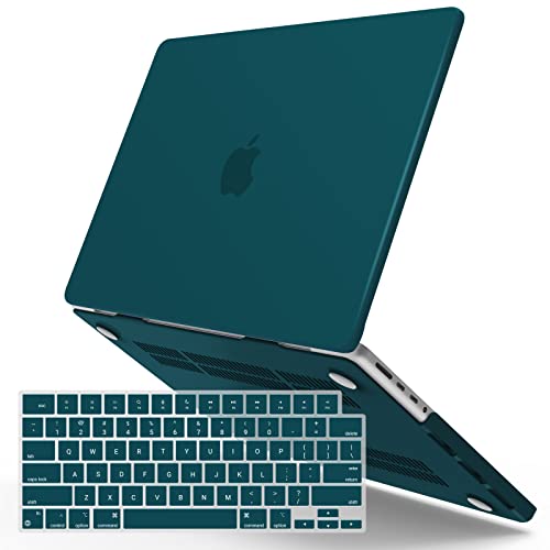IBENZER Compatible with MacBook Pro 14 Inch Case 2026 2025 2024 2023 2022 M5 M4 M3 M2 M1 A3434 A3112 A3185 A3401 A2918 A2992 A2779 A2442 Mac Pro/Max,HardShellCase&KeyboardCover,QuetzalGN,T14QUGN+1 - color: Quetzal Green, size: For Macbook Pro 14" with Tou