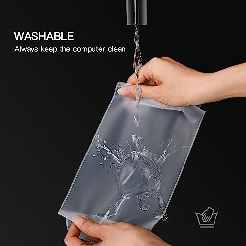 Universal 13" 14" Laptop Keyboard Cover Skin Protector for 13-14 Inch Laptop Notebook Ultra Thin Dell HP Lenovo Acer ASUS MacBook Waterproof Dustproof Keyboard Cover Protector, Clear (12.2" x 5.07") - size: 13"-14"