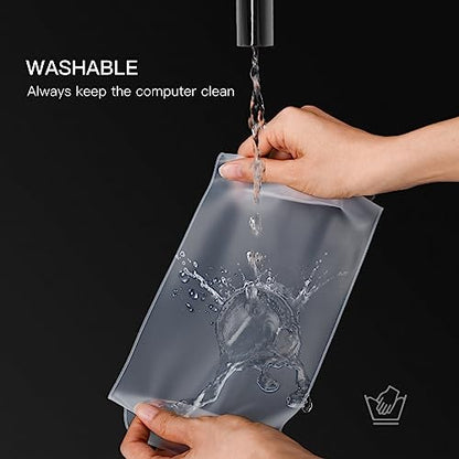 Universal 13" 14" Laptop Keyboard Cover Skin Protector for 13-14 Inch Laptop Notebook Ultra Thin Dell HP Lenovo Acer ASUS MacBook Waterproof Dustproof Keyboard Cover Protector, Clear (12.2" x 5.07") - size: 13"-14"
