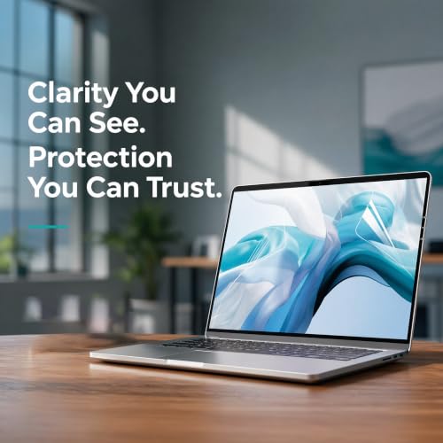 2-Pack 15.6 Inch Laptop Screen Protector for 15.6" HP/Dell/Sony/Samsung/Lenovo/Acer/MSI/LG/Razer/Toshiba/Asus 15.6" 16:9 Aspect Laptop, High Definition Anti-Scratch Clear Shield (345x194mm/ W x H) - size: 15.6 inch16:9