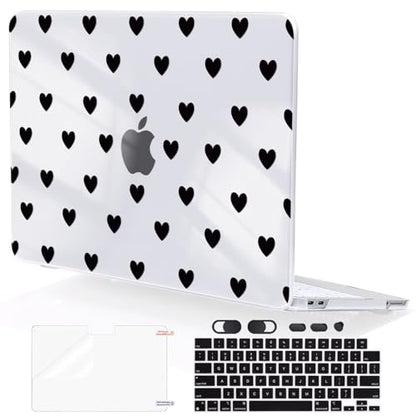 for MacBook Neo 13 inch Case 2026 Release A3404 Cover, Ultra-Thin Printed Pattern Plastic Hard Shell Case Protective Case for MacBook Neo 13 with Apple A18 Pro Chip, Love Converges - color: Love Converges