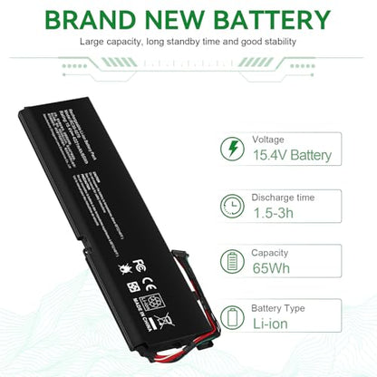 TREE.NB RC30-0270 Battery Replacement for Razer Blade 15 Base 2018 2019 GTX 1660 Ti Base RZ09-0270 RZ090270 RZ09-0300 RZ09-03006 RZ09-03009 Series Notebook RZ09-03006E92 - size: 9.61x2.36x0.43inch RC30-0270