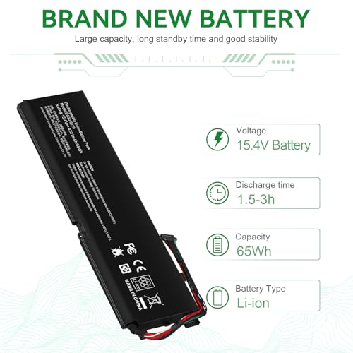 Fancy Buying RC30-0270 RZ09-0270 Laptop Battery for Razer Blade 15 Base 2018 2019 GTX 1660 Ti RZ090270 RZ09-02705E76 RZ09-0300 RZ09-03006 RZ09-03009 RZ09-03006E92 RZ09-03009E97 RZ09-02705E76-R3U1 - size: 9.61*2.36*0.43inch RC30-0270