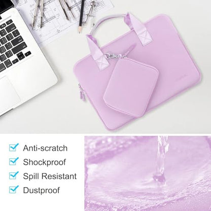 Hseok Laptop Sleeve 14 inch Case with Small Case, Compatible with MacBook Neo 14, MacBook Pro 14 M5/M4/M3/M2/M1, XPS 14 and Most 14 inch Notebooks, Neoprene Computer Handbag,P01U01 - color: P01u01, size: 14"