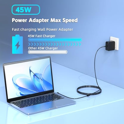 19V 2.37A 45W ASUS Laptop Charger for ZenBook UX305 VivoBook X540 | 4.0x1.35mm Small Tip, Foldable Plug, 5.6FT Cable, 100-240V, for Chromebook C202 Q302 S200