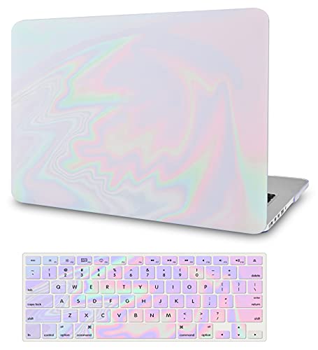 KECC Ultra Thin Case for MacBook Air 13 inch 2022-2018 Release M1 Chip, Lightweight Plastic Hard Shell for MacBook Air 13.3” + Keyboard Cover, Pink Fantasy - color: Pink Fantasy, size: Air 13" M1 2018-2022