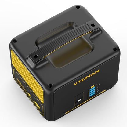 VTOMAN Jump600X 600W Portable Power Station with 640Wh Extra Battery, 939Wh Solar Generator LiFePO4 Battery, Peak 1200W AC Outlet, PD 60W USB-C, 3x12V/10A DC for Outdoor Camping, Off-grid, Home Backup - style: Jump 600X+Extra Battery