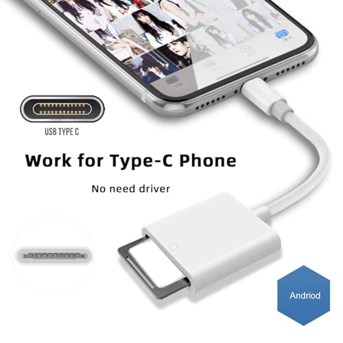 chenyang USB C to SD SDXC SDHC Card Reader Adapter 480Mbps Compatible with Laptop Tablet Phone - style: SD Card 1 IN 1