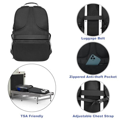 Extra Large Backpack, Travel Laptop Bag for Men, Long-Term Durability Anti-Theft College Backpack, Water Resistant TSA-Approved 17.3 Inch Rucksack Bag, Heavy Duty Business Weekender Bag, Blue - color: Blue, size: 17.3 Inch (20''x15''x10'')