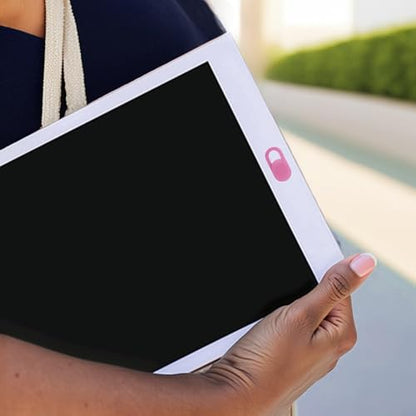 5Pcs Ultra-Thin 0.03 Inch Webcam Cover Slide, Privacy Security Camera Blocker, Strong Adhesive Laptop Phone Tablet Camera Cover for Pro iPhone iPad iMac PC Accessories-Pink - color: Pink