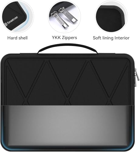 Smatree Hard EVA Protective Sleeve Case Compatible for 13.1 inch Samsung Galaxy Tab S10 FE+, for 12.4 inch Samsung Galaxy Chromebook 2 360 Notebook Bag (X8016) | Compatible for 13.1 inch Samsung Galaxy Tab S10 FE+, for 12.4 inch Samsung Galaxy Chromebook