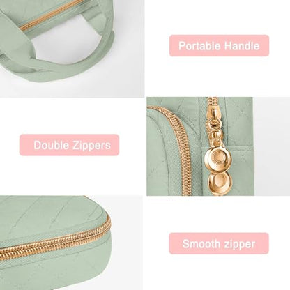 MOSISO 360 Protective Laptop Case 16 inch,15-15.6 inch Laptop Sleeve | Compatible with MacBook Pro 16 M5 M4 M3 M2 M1 HP Acer Dell Lenovo,Square Quilted Bag with 2 Pockets&Handle&Belt, Sage Green - color: Sage Green, size: 16 inch