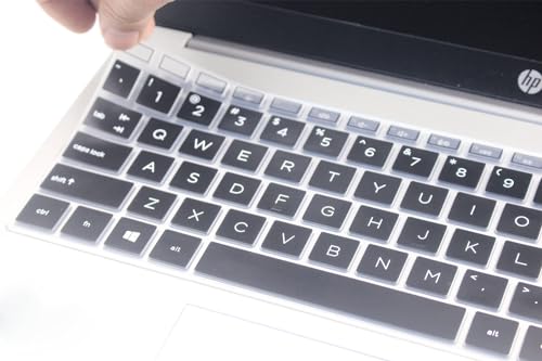 Keyboard Skin Compatible for 15.6" HP Laptop 15-fc 15-fd 15t-fd 15z-fc Series, HP Pavilion 15 15-eg/eh/er 15t-eg200/eg300 15z-eh300, HP Pavilion 17z 17z-cp000 17z-ca200 17-cn 17-cp Series (Black) - color: Black