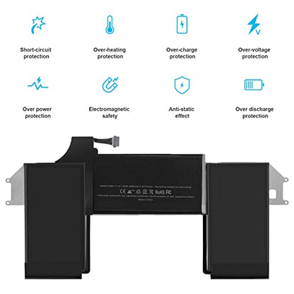 A1965 Laptop Battery for MacBook Air 13" Retina A1932 (2018 2019, Early 2020) A2179 EMC 3184 3302 MacBook Air8,1 8,2 9,1 MRE82 MRE92 MVFH2 MWTJ2 MVH22 MVFM2 MVFK2 MREE2 MREC2 MREA2 MREF2 MUQT2 MUQU2 - size: 11.4*5.98*0.2inch A1965