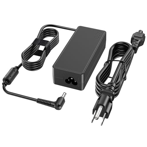 Charger Compatible with Lenovo Ideapad 1 3 65W 4.0*1.7mm Tip Adapter | Compatible with IdeaPad 1 3 5 330-14, 330-15 330-17 510-15 330s-14 330s-15 4 5 6, 110 510 520 530s Yoga 710s S145 S340 710