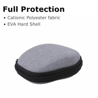 Ginsco Hard Travel Case Compatible with Logitech M720 Triathlon/M705 Marathon/M510/M550/M330/M317/M196/M185 Wireless Mouse, Universal Hard Shell Storage Case (Gray, M) - color: Gray, size: M
