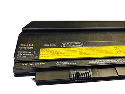 GHU New Battery 44++ 9-Cell Hi Capacity Replacement for 0a36307 0A36282 0A36283 0A36283 0a36307 Compatible for Lenovo X220 X220 X220i X230 Notebook - style: 8400/(44++)