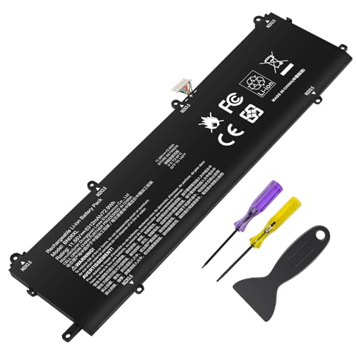TREE.NB 72.9Wh BN06XL L68299-005 Laptop Battery Replacement for HP Spectre X360 15 15-EB 15-EB0005UR X360 Convertible 15-EB0005NI Series Notebook BN06072XL L68235-1C1 HSTNN-IB9A 68299-0055 - size: 11.93x3.31x0.31inch BN06XL