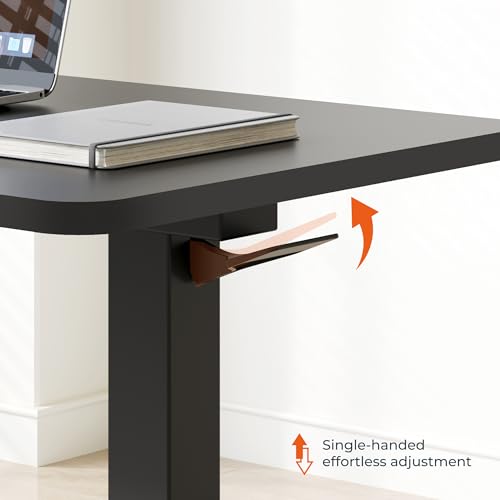 28'' Medical Overbed Bedside Table with Wheels,Rolling Table | 28''x16'' Black Table Top+Black Edging Pneumatic Tilting Desktop,Overbed Table with Hidden Casters for Hospital Use - color: Black+black, size: Small