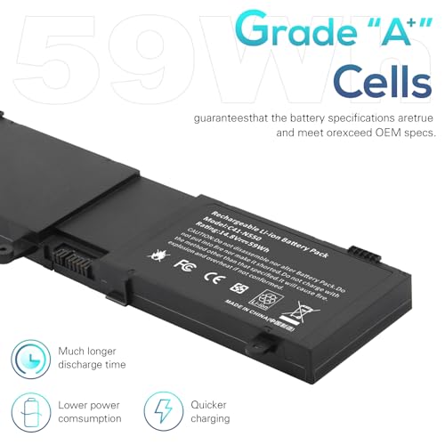 Fancy Buying CO. C41-N550 Laptop Battery for ASUS N550 N550J N550JA N550JV N550X47JV N550X47JV-SL N550JK N550JK-DS71T G550 G550J G550JK ROG G550 ROG G550J ROG G550JK Q550L Q550LF Q550LF-bb17t07 - size: 8.66*2.91*0.59inch C41-N550