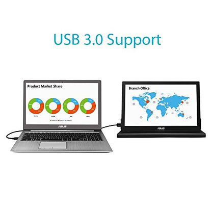ASUS MB169B+ 15.6in Full HD 1920x1080 IPS USB Portable Monitor (Renewed)