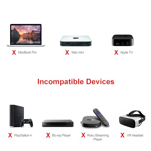 HDMI to VGA Adapter, Male to Female, Black | One-way from HDMI source (computer, desktop, laptop) to VGA display (monitor, projector, TV); not a VGA to HDMI adapter