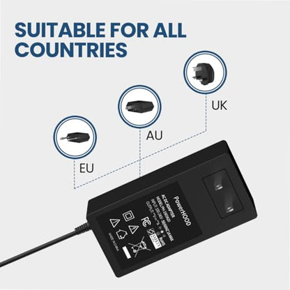 12V AC/DC Adapter for Jumper EZbook S5 Max S5Max 16" FHD IPS Display Laptop