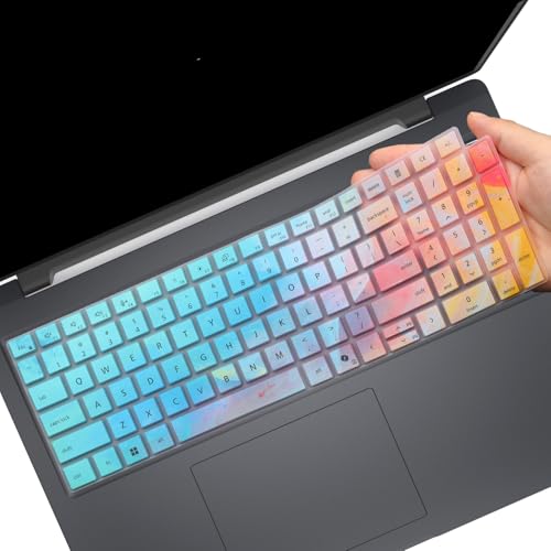 Stylish Colorful Keyboard Cover for 2026 2025 Dell Pro 16/Pro 16 Plus/Pro Max 16 PB16250 PB16255 PC16250 PC16255 MC16250 MC16255 & Pro Max 18 Plus MB1825 (NOT FIT Dell Pro 16 Premium, Pro 3/5/7 16") - color: Colorful