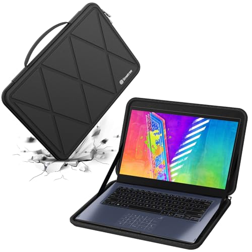 Smatree M53T Hard Protective 14 inch Laptop Case for Lenovo/HP/ASUS/ACER | Compatible for ThinkBook/ThinkPad/IdeaPad, HP Pavilion, ASUS Chromebook/ExpertBook/Vivobook, ACER Predator Triton(X8243T) - color: Black, size: 14 inch/M53T/Size: 34*22.8cm