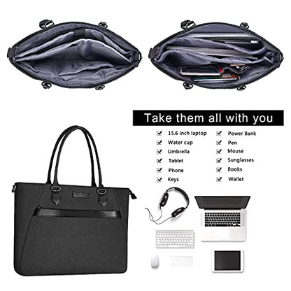 MOSISO Laptop Tote Bag (17-17.3 inch) with Front Trapezoid Pocket, Space Gray - color: Space Gray