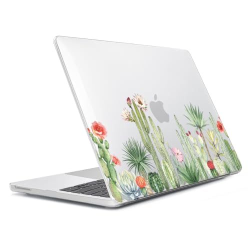 Compatible with 2026 MacBook Neo Case 13 inch Model A3404 (A18 Pro Chip), Anti-Fingerprint& Scratch Sturdy Protective Hard Shell Case & Keyboard Cover & Screen Protector &Webcam Cover, Cacti - color: Cacti