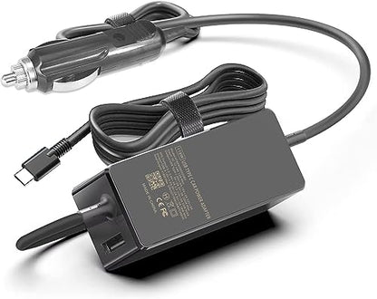 100W USB C Laptop Car Charger for Dell Latitude/Dell XPS, Lenovo Thinkpad/Yoga/IdeaPad, MacBook Pro/Air, HP Spectre/Elitebook, LG Gram, Samsung Acer Asus Chromebook Charger