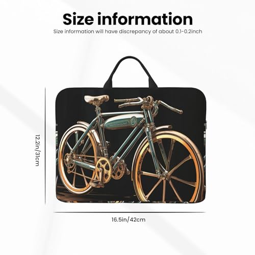 14 Inch Laptop Sleeve Case Waterproof Lightweight Laptop Case Bag Bike Travel Laptop Bag With Handle Briefcase Messenger Bag For Women Men