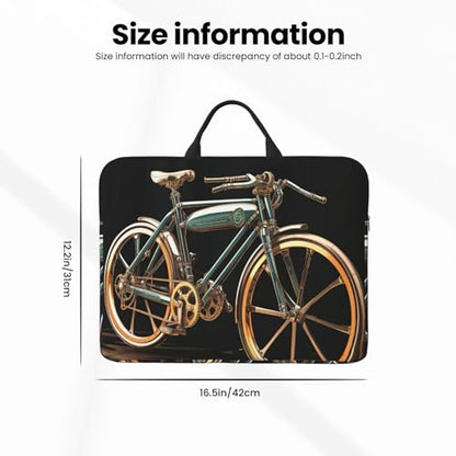 14 Inch Laptop Sleeve Case Waterproof Lightweight Laptop Case Bag Bike Travel Laptop Bag With Handle Briefcase Messenger Bag For Women Men