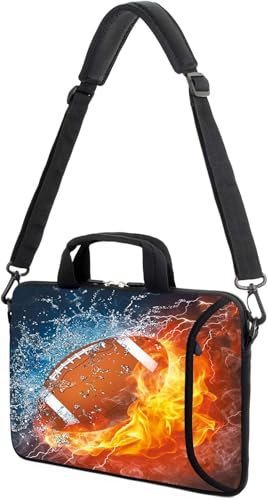 13" laptop bag laptop sleeve chromebook case adjustable shoulder strap with handle accessory pocket for men women (RYD-13-7) - color: Ryd-13-7