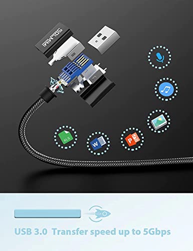 USB C Female to USB A 3.0 Adapter, 2 Pack, 20cm - size: 2 pack（20cm)