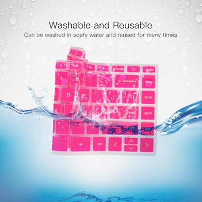 Keyboard Cover for 2023 HP Envy 2-in-1 14" 14t-es000 14-es0013dx 14-es0033dx, HP 14" Laptop 14-ep 14-em 14t-ep000 14z-em000 14-ep000 14-ep0097nr 14-ep0145cl 14-em0047nr Keyboard Skin, Hot Pink - color: Hot Pink
