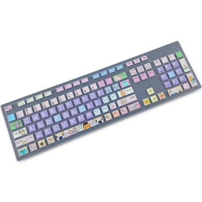 Keyboard Cover for Dell KM636 KB216 KB216t/d/p Keyboard, Dell Optiplex 3050 3240 5250 5460 7450 7050, Inspiron Desktop 3475 3477 3670 5400 5490 7700 7790,Cute Cat - color: Cute Cat