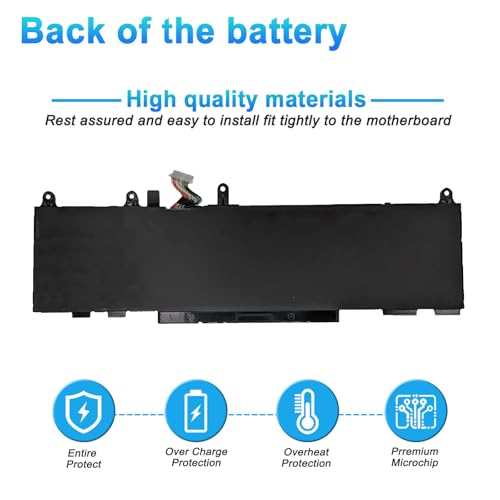 WP03XL M73466-005 Battery for HP EliteBook 830 835 840 845 860 865 G9 G10 EliteBook x360 1040 G9 G10 ZBook Firefly 14 Mobile Workstation Series HSTNN-OB2J M73466-005 M64305-421 - size: 8.66*4.13*0.31inch WP03XL