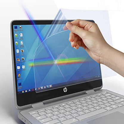 Premium Anti Blue Light and Anti Glare Screen Protector (2 Pack) for 15.6 inches Laptop with Aspect Ratio 16:9. Easy and Bubble Free Installation