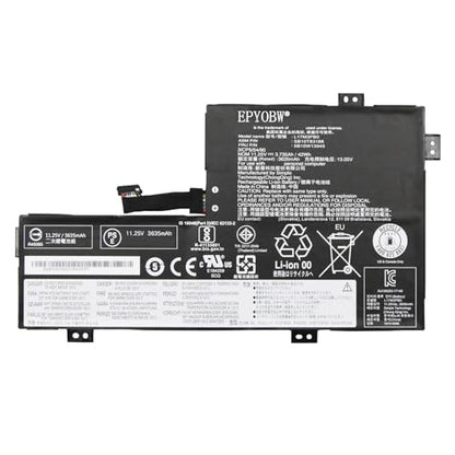 L17M3PB0(Cable to Left) Laptop Battery 42Wh 3735mAh 11.25V Compatible with Lenovo 100e Chromebook 2nd Gen MTK 81QB 300e Chromebook 2nd Gen MTK 81QC Series L18M3PG5 L18L3PG5 L18D3PG5