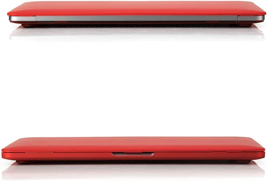 RUBAN Compatible with MacBook Pro 13 inch Case 2023, 2022, 2021-2016 M2 M1 A2338 A2289 A2159 A2251 A1989 A1708 A1706 with/Without Touch Bar, Plastic Hard Shell Case Cover, Matte (RED) - color: RED