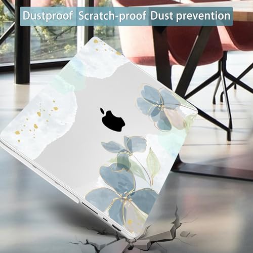 Mektron Case for M5 MacBook Pro 14 inch 2026 Model A3427 A3426 Fit 2025-2021 Model A3434 A3112 M4 A3112 A3401 A3185 M3 A2918 A2992 M2 A2779 M1 A2442 Pro/Max Cover for MacBook Pro 14", Flower C006 - color: Flower C006