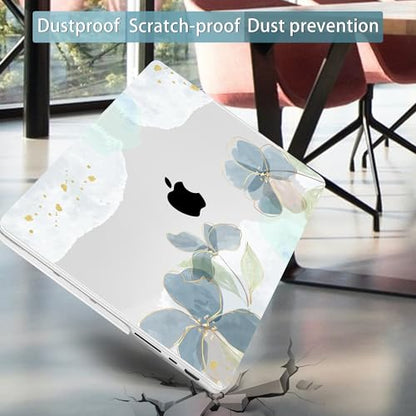 Mektron Case for M5 MacBook Pro 14 inch 2026 Model A3427 A3426 Fit 2025-2021 Model A3434 A3112 M4 A3112 A3401 A3185 M3 A2918 A2992 M2 A2779 M1 A2442 Pro/Max Cover for MacBook Pro 14", Flower C006 - color: Flower C006