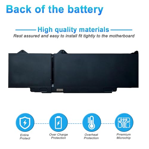 GRWKG 42Wh Battery Replacement for Dell Latitude 3340 3440 3450 3540 3550 5340 5350 5440 5450 5540 5550 7455 Precision 3480 3490 3580 3590 Series JTG7N 0V7TXF R73TC DR02P V7TXF 11.4V - size: 11.42*3.86*0.71inch GRWKG